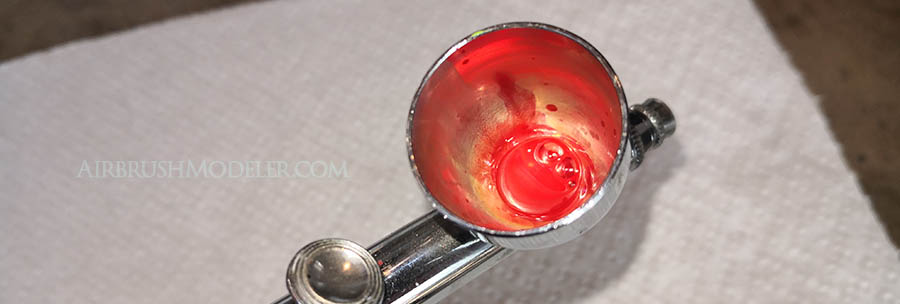 How To Rinse Gravity Feed Airbrush